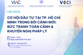 Hội nghị "Cơ hội đầu tư tại Thành phố Hồ Chí Minh trong bối cảnh mới: Bức tranh toàn cảnh & Khuyến nghị pháp lý