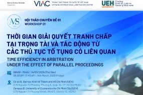 [AMS 2025] Hội thảo chuyên đề 01: Thời gian giải quyết tranh chấp tại trọng tài và tác động từ các thủ tục tố tụng có liên quan
