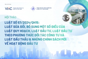 Hội thảo "Luật số 57/2024/QH15: Luật sửa đổi, bổ sung một số điều của Luật Quy hoạch, Luật Đầu tư, Luật Đầu tư theo phương thức đối tác công tư và Luật Đấu thầu & Những chính sách mới về hoạt động đầu tư”