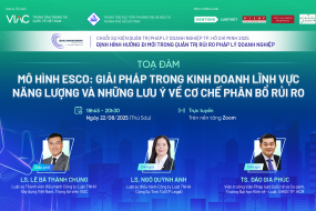 [LMS 2025] Tổng kết Tọa đàm trực tuyến “Mô hình ESCO: Giải pháp trong kinh doanh lĩnh vực năng lượng và những lưu ý về cơ chế phân bổ rủi ro”