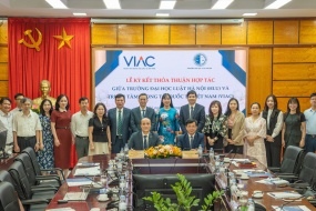 VIAC ký kết thỏa thuận hợp tác với Trường Đại học Luật Hà Nội (HLU)
