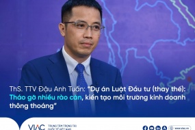 ThS. TTV Đậu Anh Tuấn: “Dự án Luật Đầu tư (thay thế): Tháo gỡ nhiều rào cản, kiến tạo môi trường kinh doanh thông thoáng”