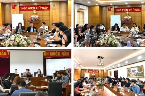 Các Trọng tài viên VIAC tham gia giảng dạy chuyên đề Kỹ năng tham gia GQTC bằng hoà giải, trọng tài tại Học viện Tư pháp