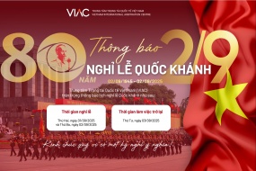 Thông báo Lịch nghỉ lễ Quốc khánh 02/09/2025
