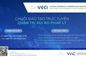 [Sự kiện hỗ trợ] Chuỗi đào tạo trực tuyến Quản trị rủi ro pháp lý 