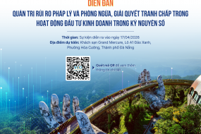 Diễn đàn “Quản trị rủi ro pháp lý và phòng ngừa, giải quyết tranh chấp trong hoạt động đầu tư kinh doanh trong kỷ nguyên số”.