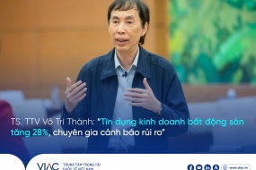 TS. TTV Võ Trí Thành: “Tín dụng kinh doanh bất động sản tăng 28%, chuyên gia cảnh báo rủi ro”
