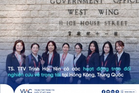 TS. Trịnh Hải Yến, Trọng tài viên Trung tâm Trọng tài Quốc tế Việt Nam (VIAC) có các hoạt động trao đổi nghiên cứu về trọng tài tại Hồng Kông, Trung Quốc