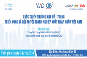 [Tp.HCM] Cuộc chiến thương mại Mỹ Trung: Triển vọng và rủi ro với doanh nghiệp xuất nhập khẩu Việt Nam
