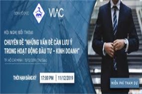 Hội nghị đối thoại giữa Doanh nghiệp và Chính quyền Thành phố với chuyên đề: “Những vấn đề cần lưu ý trong hoạt động Đầu tư - Kinh doanh”