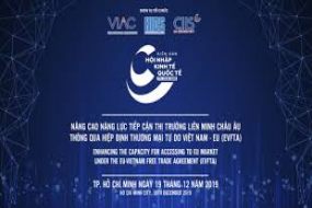 Diễn đàn Hội nhập  "Nâng cao năng lực tiếp cận thị trường liên minh châu Âu (EU) thông qua Hiệp định Thương mại tự do Việt Nam - EU (EVFTA)"