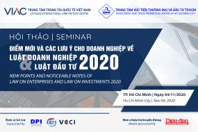 Hội thảo Điểm mới và các lưu ý cho doanh nghiệp về Luật Doanh nghiệp 2020, Luật Đầu tư 2020