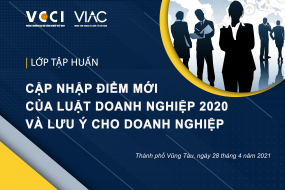 Lớp tập huấn "Cập nhập điểm mới của Luật Doanh nghiệp 2020 và lưu ý cho doanh nghiệp"