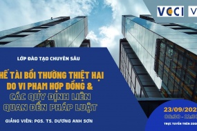 Lớp đào tạo chuyên sâu "Chế tài bồi thường thiệt hại do vi phạm hợp đồng & các quy đinh liên quan đến Pháp Luật"