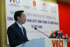 Hội thảo về việc hủy phán quyết trọng tài, công nhận và thi hành quyết định trọng tài nước ngoài tại Việt Nam