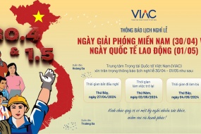 Thông báo lịch nghỉ lễ Ngày Giải Phóng Miền Nam (30/04) Và Ngày Quốc Tế Lao Động (01/05) 2024