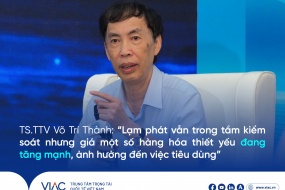 TS.TTV Võ Trí Thành: “Lạm phát vẫn trong tầm kiểm soát nhưng giá một số hàng hóa thiết yếu đang tăng mạnh, ảnh hưởng đến việc tiêu dùng” 