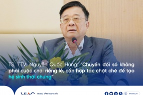 TS. TTV. Nguyễn Quốc Hùng: “Chuyển đổi số không phải cuộc chơi riêng lẻ, cần hợp tác chặt chẽ để tạo hệ sinh thái chung”