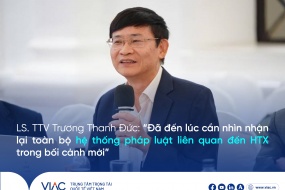 LS. TTV Trương Thanh Đức: “Đã đến lúc cần nhìn nhận lại toàn bộ hệ thống pháp luật liên quan đến HTX trong bối cảnh mới”