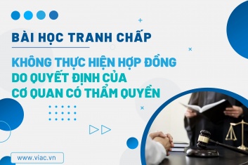 #059 | Không thực hiện hợp đồng do quyết định của cơ quan có thẩm quyền
