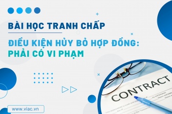 #063 | Điều kiện hủy bỏ hợp đồng: Phải có vi phạm