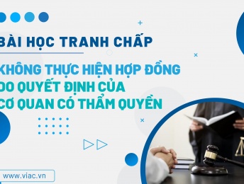 #059 | Không thực hiện hợp đồng do quyết định của cơ quan có thẩm quyền