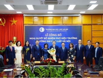 PGS. TS., Trọng tài viên Nguyễn Bá Bình được bổ nhiệm giữ chức Phó Hiệu trưởng Trường Đại học Luật Hà Nội nhiệm kỳ 2024 - 2029.