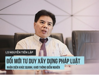  LS., Trọng tài viên Nguyễn Tiến Lập: Đổi mới tư duy xây dựng pháp luật - nhận diện khúc quanh, khơi thông điểm nghẽn