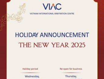 Holiday annoucement for The New Year 2025