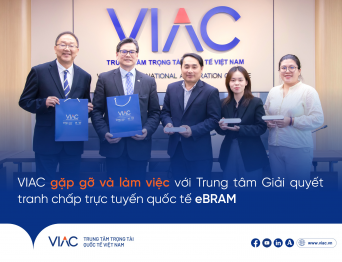 VIAC gặp gỡ và làm việc với đại diện Trung tâm Giải quyết tranh chấp trực tuyến quốc tế eBRAM