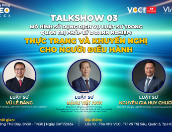 Toạ đàm giao lưu cộng đồng CEO "Mô hình sử dụng dịch vụ pháp lý thuê ngoài cho doanh nghiệp: Thực trạng và khuyến nghị cho người điều hành"