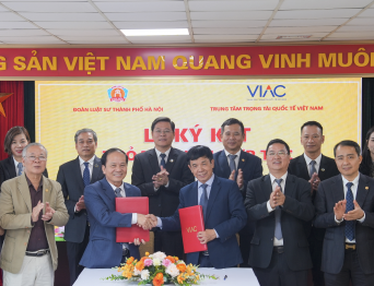 Trung tâm Trọng tài Quốc tế Việt Nam (VIAC) và Đoàn Luật sư thành phố Hà Nội (HBA) ký kết Thỏa thuận hợp tác 