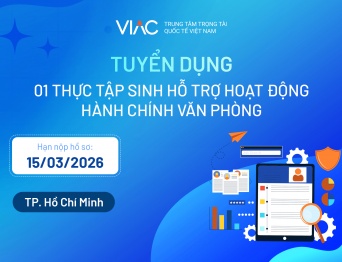[Tháng 03/2026] - Tuyển 01 Thực tập sinh hỗ trợ hoạt động hành chính văn phòng