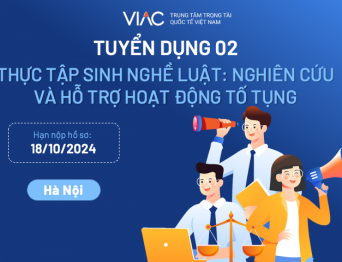 [Tháng 10/2024] – Tuyển 02 thực tập sinh nghề Luật: Nghiên cứu và hỗ trợ hoạt động tố tụng làm việc tại văn phòng Hà Nội.