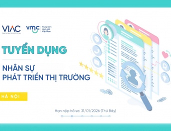 [Tháng 01/2026] – Tuyển dụng 01 nhân sự phát triển thị trường làm việc tại văn phòng Hà Nội