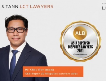 Luật sư, Trọng tài viên Châu Huy Quang được vinh danh trong Top 50 siêu luật sư Châu Á