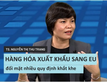 TS. Nguyễn Thị Thu Trang, Giám đốc Trung tâm WTO và Hội nhập (VCCI), Trọng tài viên Trung tâm Trọng tài Quốc tế Việt Nam (VIAC): Hàng hóa xuất sang EU đối mặt nhiều quy định khắt khe