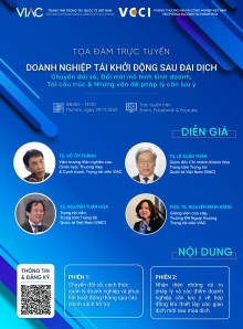 Tọa đàm trực tuyến Doanh nghiệp tái khởi động sau đại dịch: Chuyển đổi số, Đổi mới mô hình kinh doanh, Tái cấu trúc & Những vấn đề pháp lý cần lưu ý