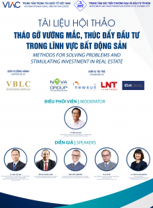 Hội thảo Tháo gỡ vướng mắc, thúc đẩy đầu tư trong lĩnh vực bất động sản