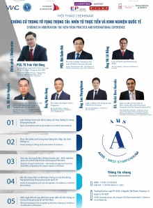 AMS2023 | Hội thảo "Chứng cứ trong tố tụng trọng tài: Nhìn từ thực tiễn và kinh nghiệm quốc tế"