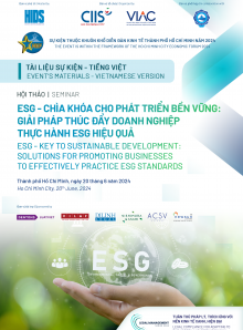 [LMS 2024] Hội thảo "ESG - Chìa khóa cho phát triển bền vững: Giải pháp thúc đẩy doanh nghiệp thực hành ESG hiệu quả"