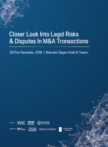 Hội thảo Giao dịch M&A: Nhận diện rủi ro pháp lý, phòng ngừa và giải quyết tranh chấp