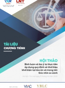Hội thảo Bình luận và lưu ý từ thực tiễn áp dụng quy định về thời hiệu khởi kiện vụ án kinh doanh thương mại: Góc nhìn so sánh