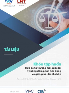 Khóa tập huấn về Hợp đồng thương mại quốc tế: Kỹ năng đàm phán hợp đồng và giải quyết tranh chấp 