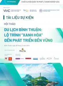 [LMS2024] Hội thảo "Du lịch Bình Thuận: Lộ trình "xanh hoá" đến phát triển bền vững"