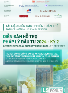 [ILSF 2024] Diễn đàn Hỗ trợ Pháp lý Đầu tư 2024 - Kỳ 2