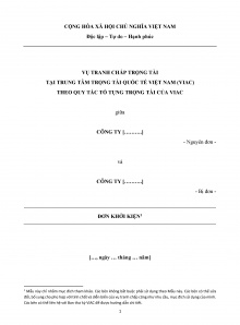 Mẫu Đơn khởi kiện