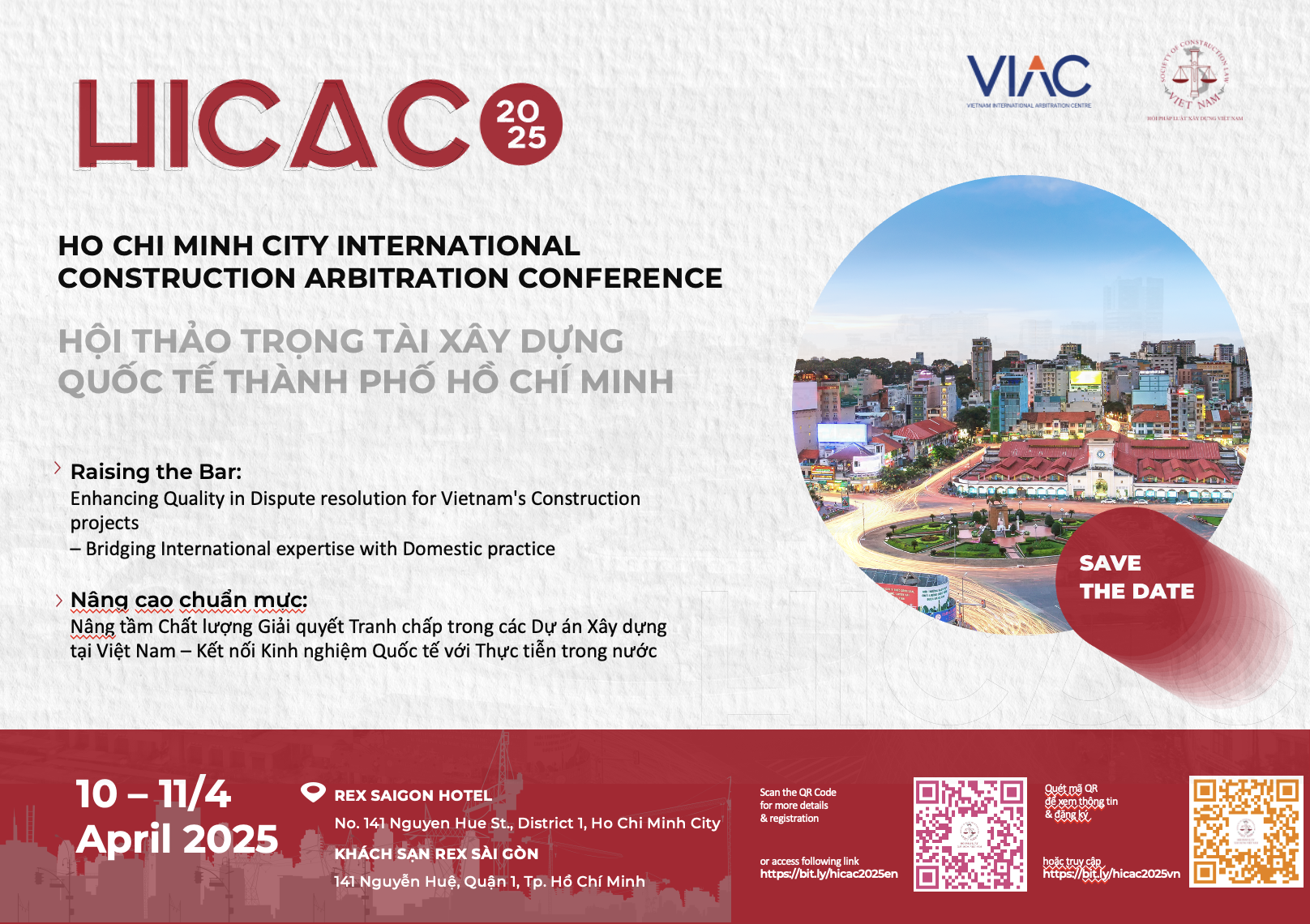 Ho Chi Minh City International Construction Arbitration Conference – HICAC 2025