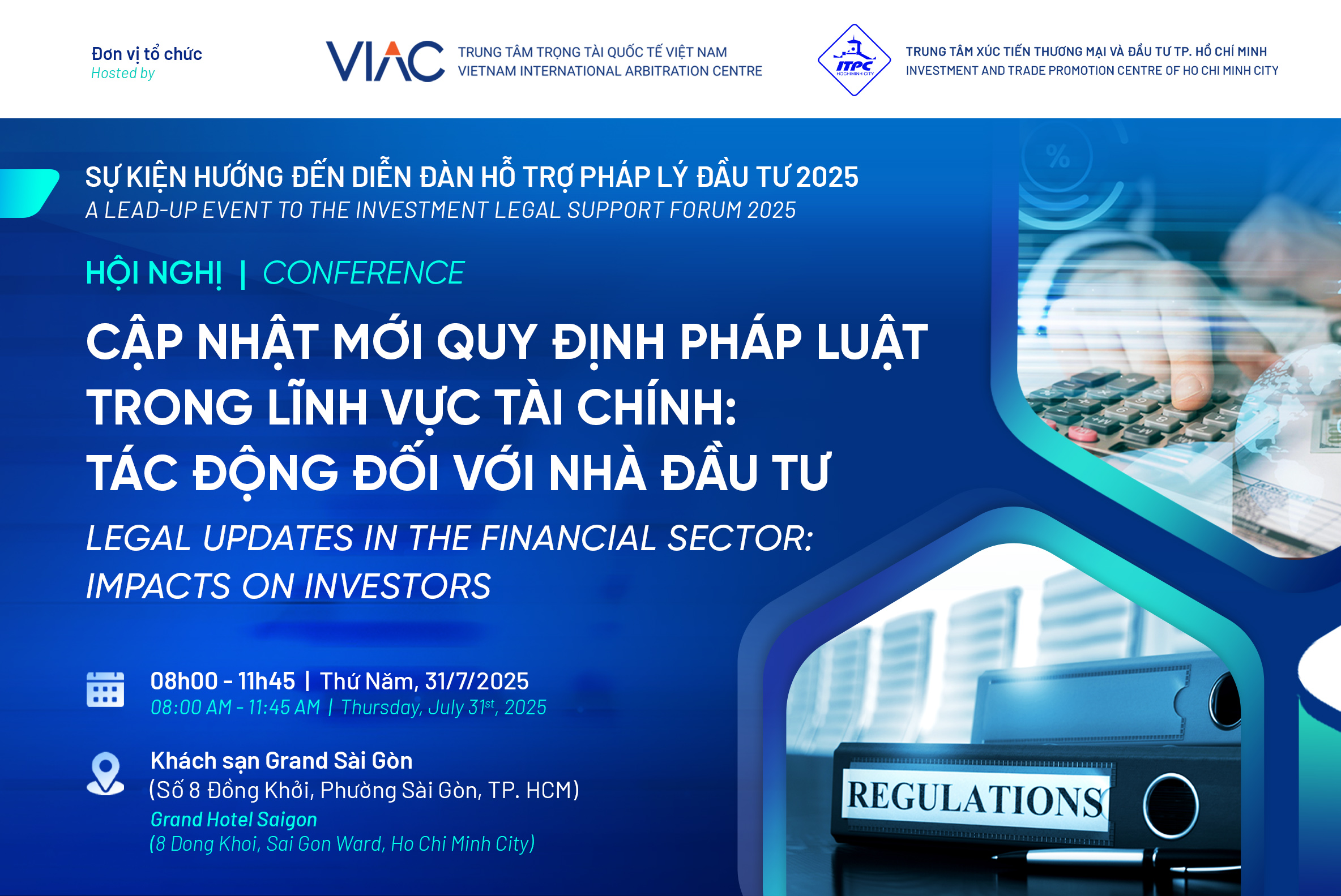 Hội nghị "Cập nhật mới quy định pháp luật trong lĩnh vực tài chính: Những tác động đối với nhà đầu tư"