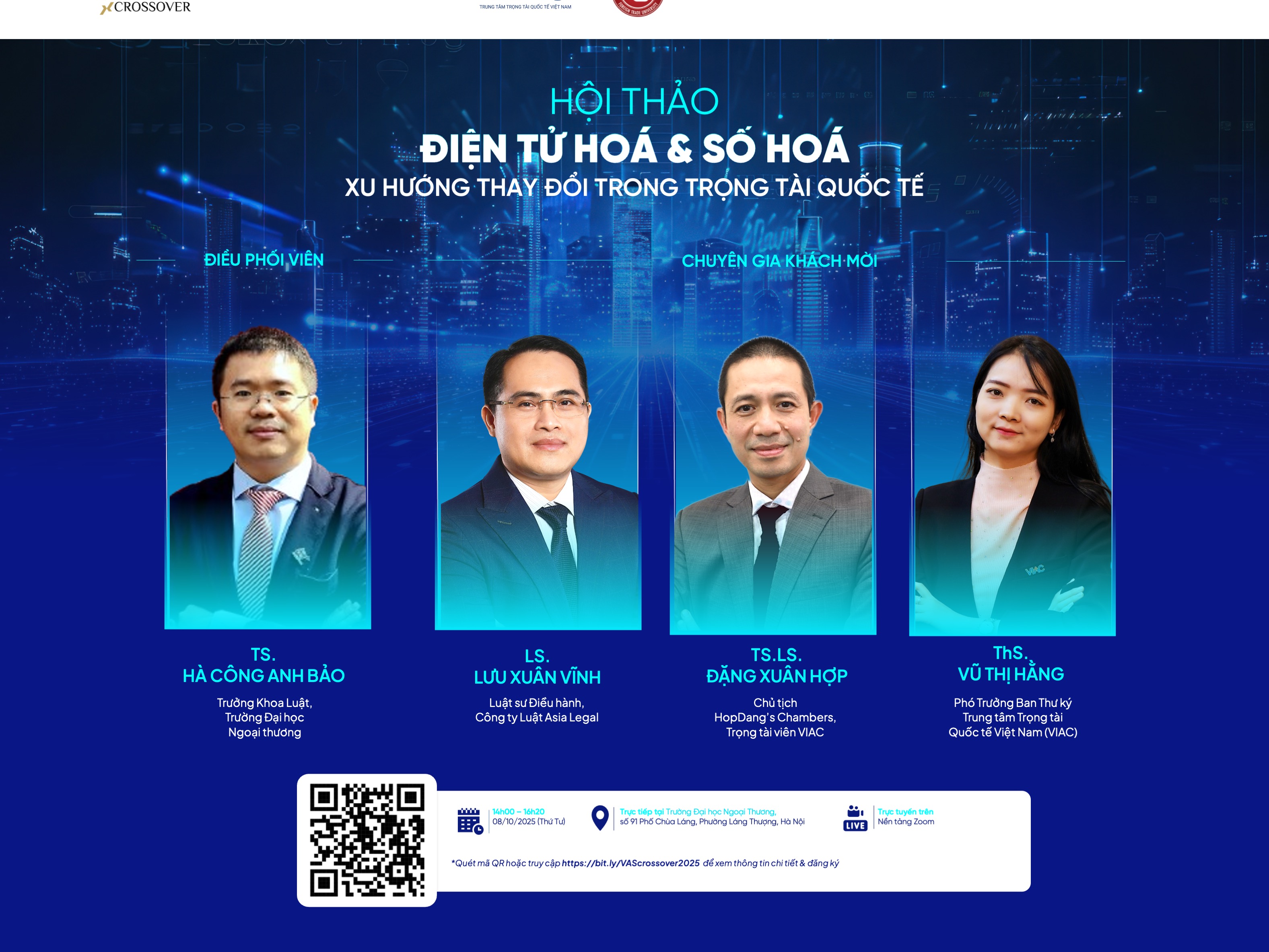 [VAS 2025 – Crossover] Hội thảo về Điện tử hoá và Số hoá –  Xu hướng thay đổi trong trọng tài quốc tế